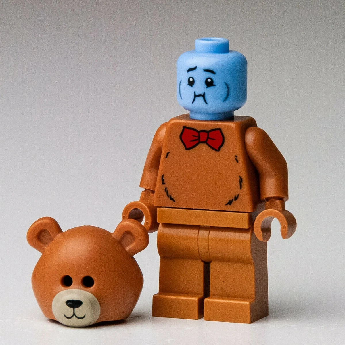 NEW Lego Store BAM Minifgure Bow Tie Bear Costume hol240 Blue