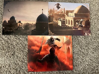 Assassins Creed Mirage Launch Edition Lithographic Set (set Of 3)