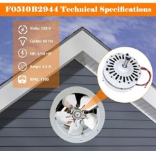 IWIWE Power Vent Motor Replacement F0510B2944