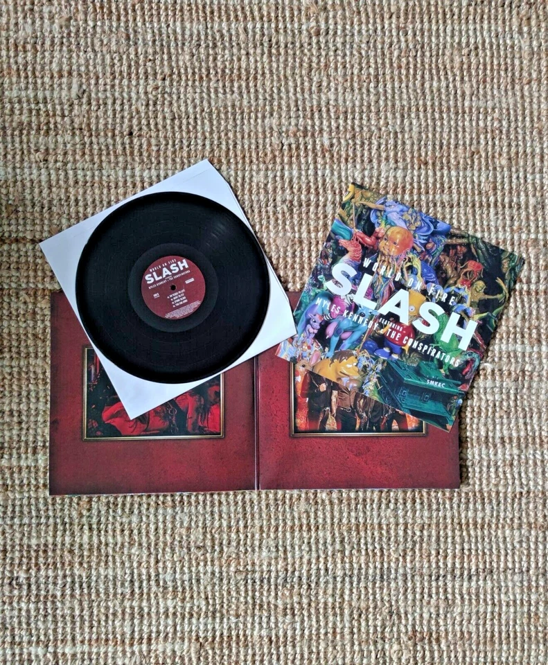 SLASH WORLD ON FIRE VINYL 2 LP - Photo 4/4