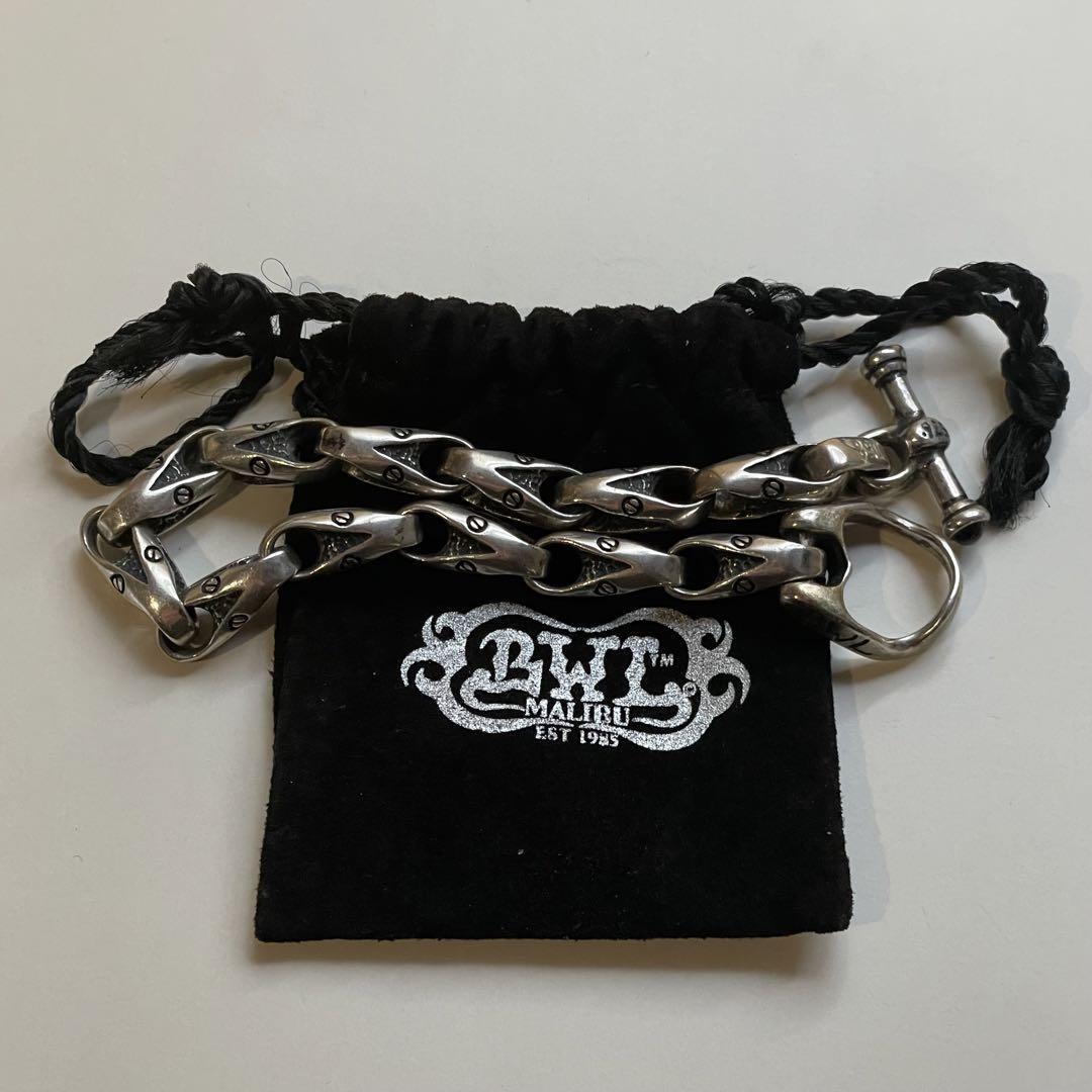 アクセサリー Bill Wall Leather snake chain bracelet Small Chain Bracelet - Bill Wall Leather Inc.