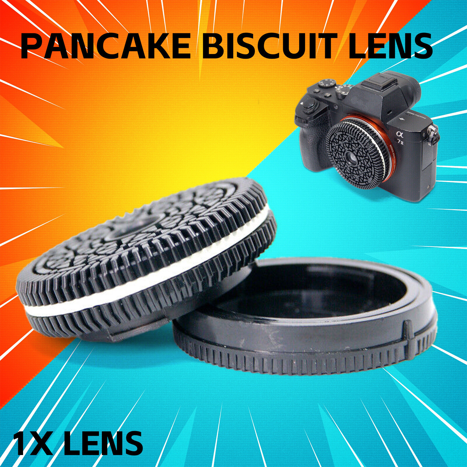 Focus Free Pancake Biscuit Lens For Sony E Mount Mirrorless Camera 32mm/F10qPyPQ