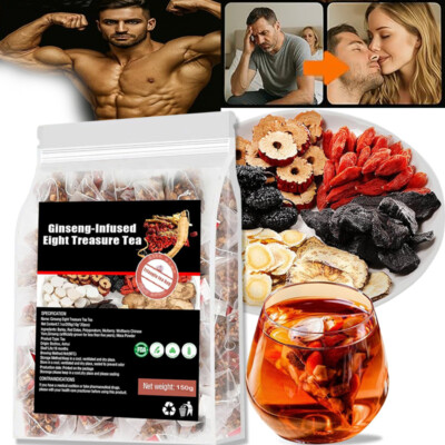 30pcs Kidney Tea Formula Ginseng Six Treasure Tea, Kidney Tea Chinese Herbal Tea