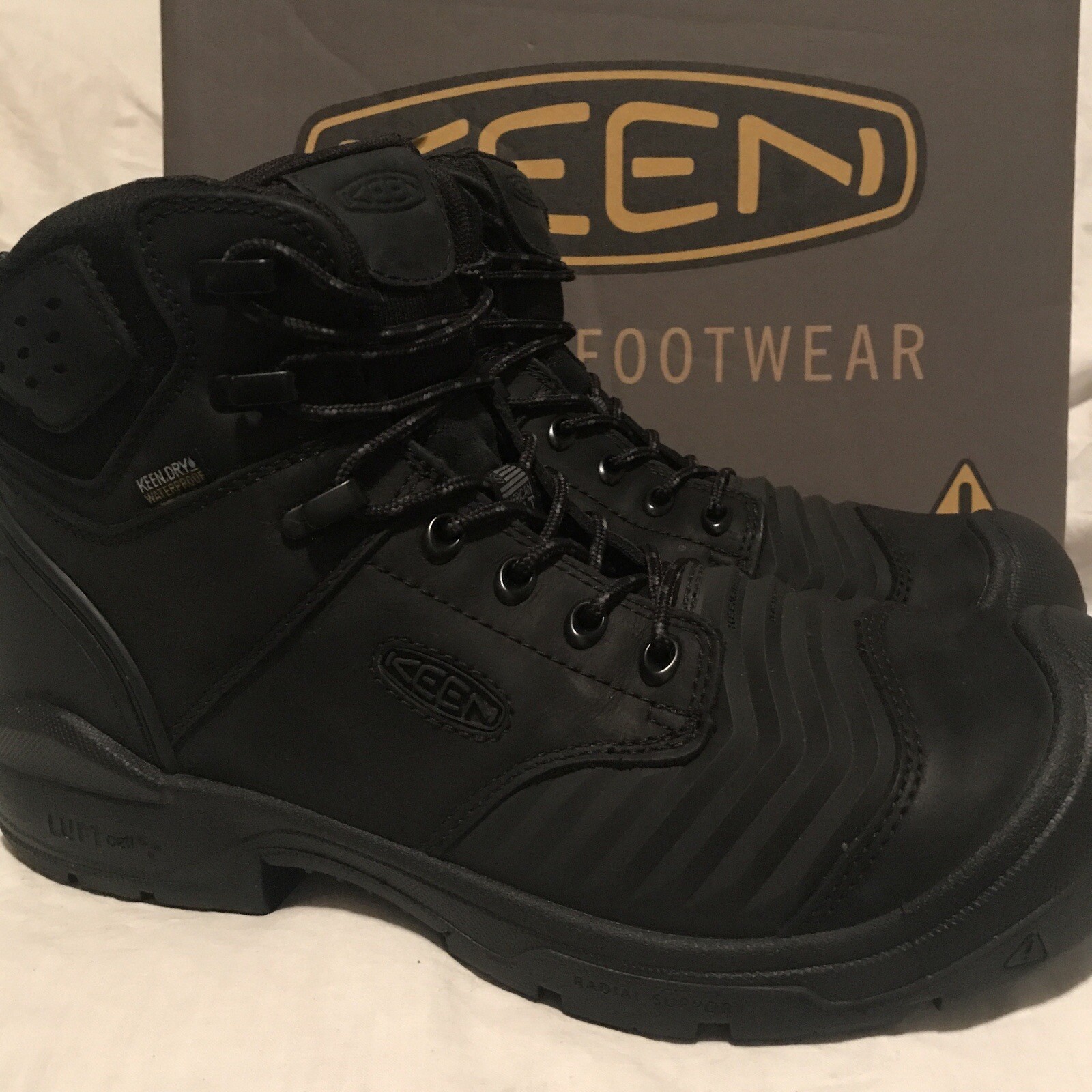 Stivali nuovi Keen Utility da uomo taglia 14 M (D) Portland 6” KBF punta in carbonio WP 1024573