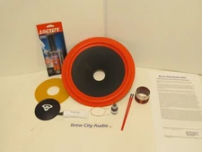 12" 4 Ohm Recone Kit for Cerwin Vega 122w4 woofer 12tr 12t R-123 312