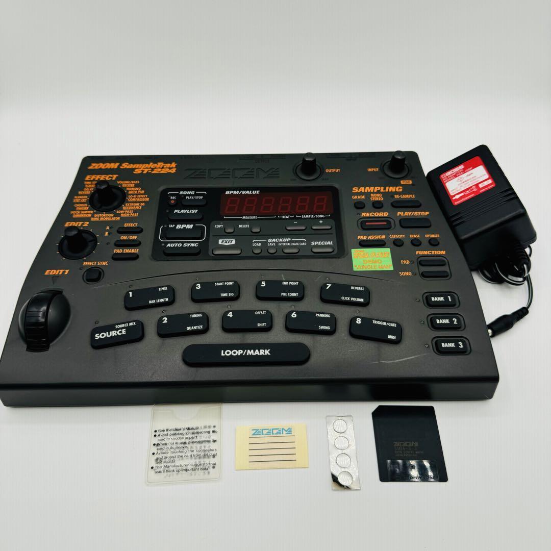 ZOOM SampleTrak ST-224 サンプラー LOFI HIPHOP ZOOM SampleTrak ST-224 サンプラー LOFI HIPHOP