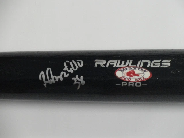 BATE RAWLINGS DE TAMAÑO COMPLETO FIRMADO POR RUSNEY CASTILLO BOSTON RED SOX PRUEBA DE DEBUT CERTIFICADO DE AUTENTICIDAD JSA Foto 2 de 3