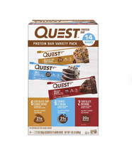 Quest Gluten Free Protein Bars, Variety Pack, 14 count free shipping.....