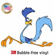 THE ROAD RUNNER (LEFT) DECAL STICKER 3M VINYL TRUCK HELMET MADE IN USA