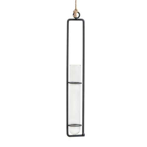  Glas Blumentopf mit Aufhänger Wandvase Hängetöpfe Schreibtisch Pflanzgefäß - Bild 16 von 21