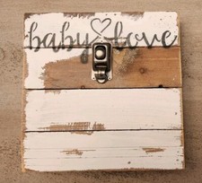 4x6 Sweet Bird 'Baby Love' Wood Picture Frame