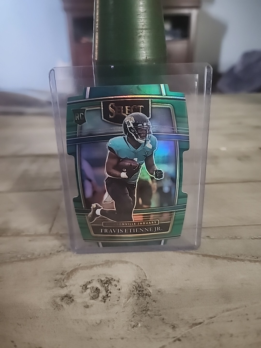 2021 Select Concourse 2/5 Green Prizm Die Cut Rookie Travis Etienne Jr #54