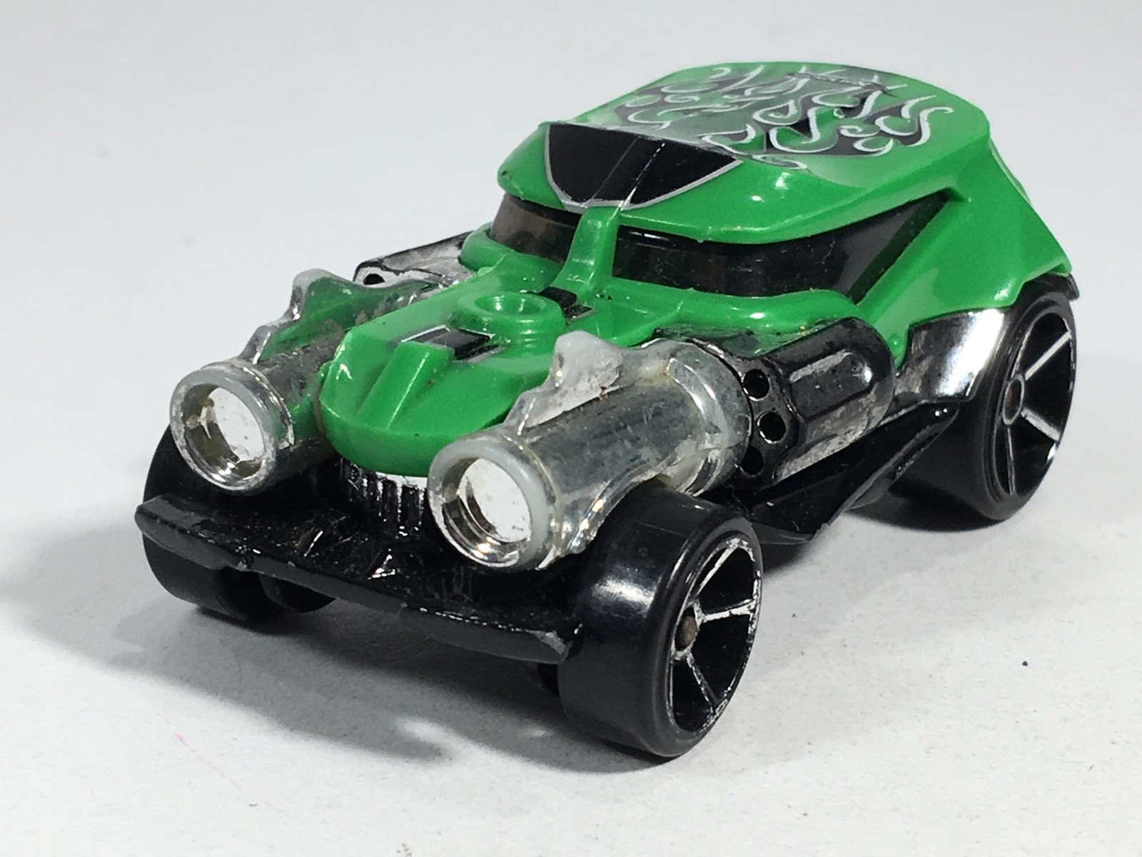 Hot Wheels 2011 Shell Shock Green HW Video Game Heroes Series Malaysia Loose #2