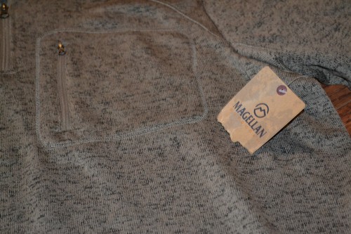 I3-Neu mit Etikett Magellan klassische Passform Hickory Canyon 1/4-Reißverschluss Pullover Größe Herren 2XL - Bild 2 von 4