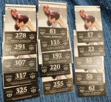 15 -diff Randy Johnson 2007 Topps Moments & Milestones #55 / #150 - LOT #2030