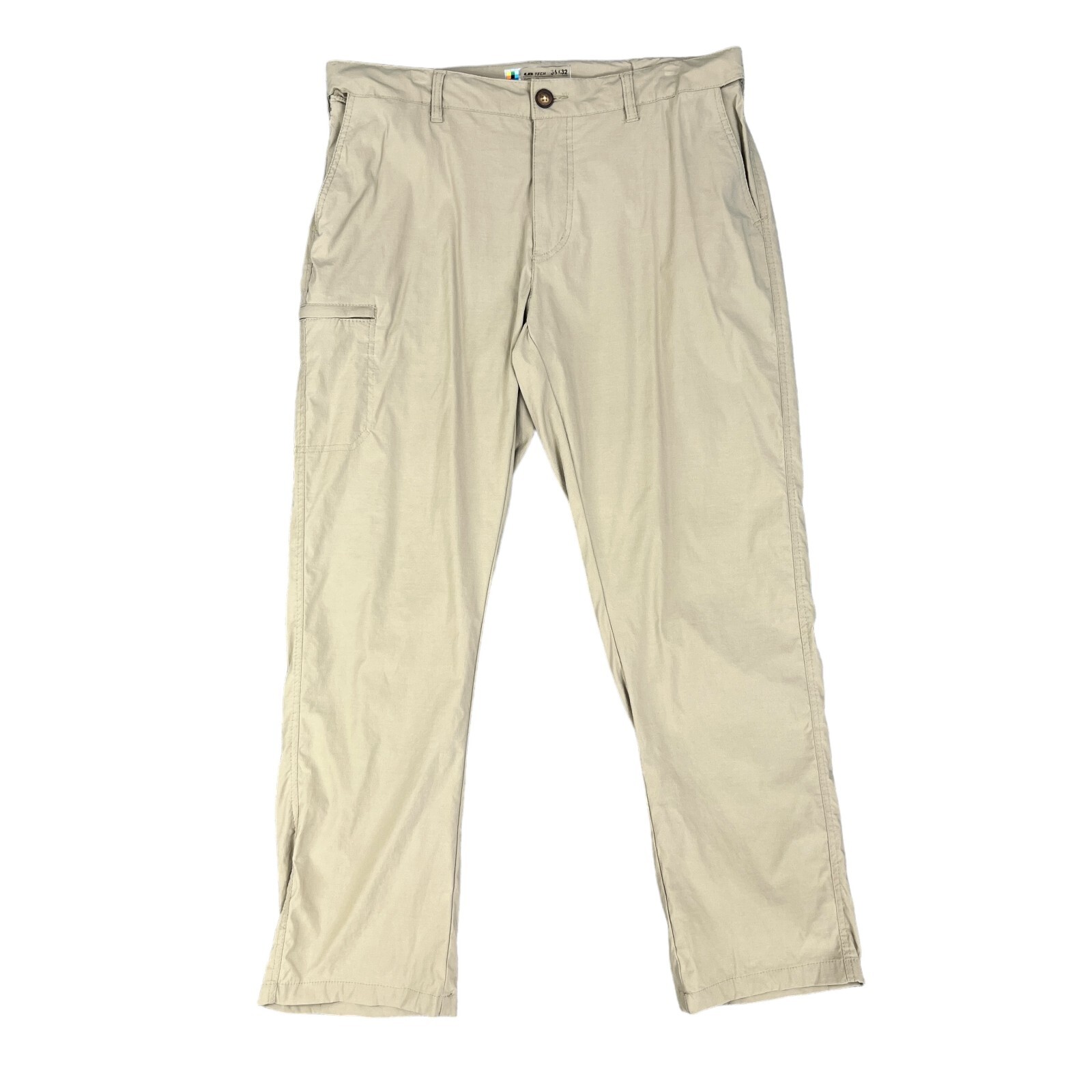 Mens 36 Beige Classic Fit Expandable Comfort Waist Active Ou