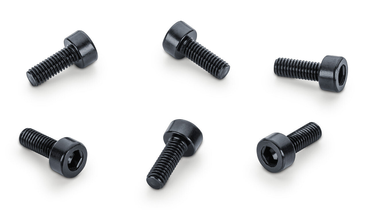 Шурупы для крепления седла Schaller Germany LockMeister/Floyd Rose, M3x8, Черный