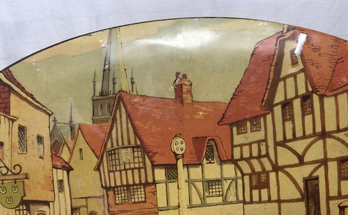 Daintee Chocolate Confectionery Co Candy Tin England Village Street Scene - Picture 2 of 8