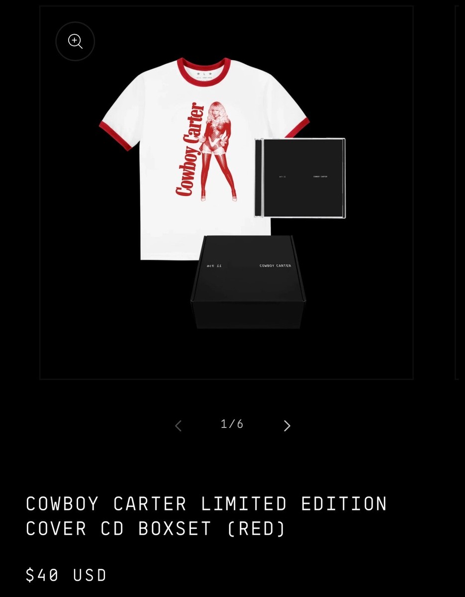 NWT Beyonce COWBOY CARTER LIMITED EDITION COVER CD BOXSET NWT Beyonce COWBOY CARTER LIMITED EDITION COVER CD BOXSET
