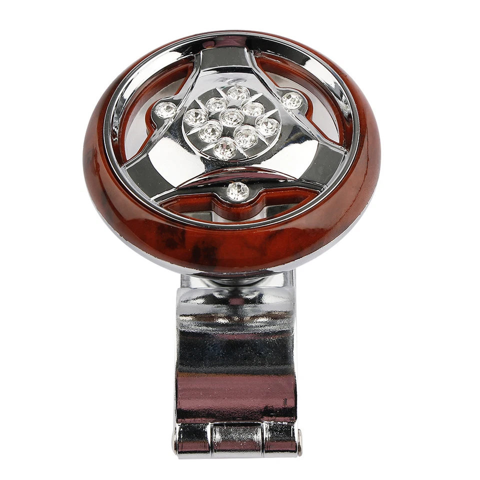 Ayuda universal para volante de automóvil camión manija eléctrica asistente perilla giratoria bola Foto 4 de 4