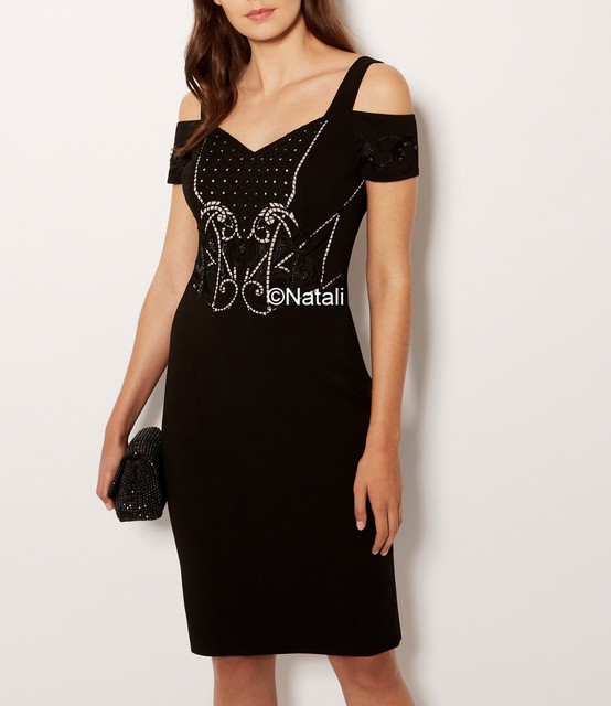 Karen Millen Pencil Dress Size UK 10 EU 