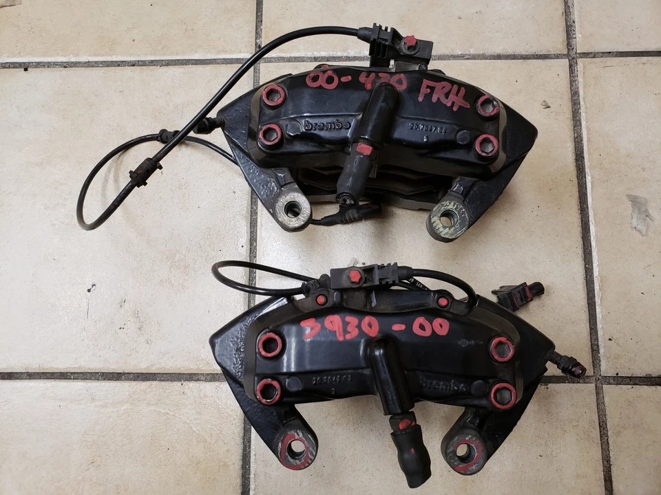 1999-2006 MERCEDES-BENZ W220 S430 S500 S55 AMG FRONT BREMBO BRAKE CALIPERS - Image 3 of 3