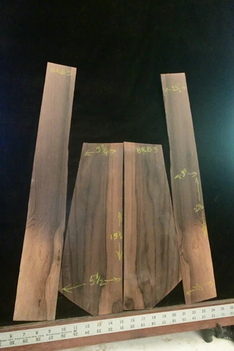 Brazilian Rosewood Tenor back sides. 4 pc set BRT3