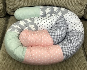 snake bumper pillow