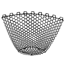 Rubber Fishing Net Foldable Fly Fishing Replacement Mesh Landing Dip Accessory