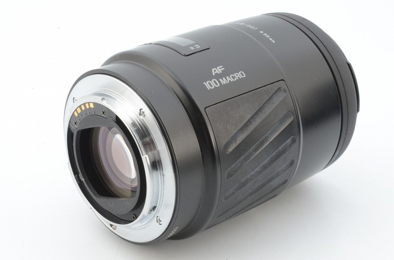 Excellent++ MINOLTA AF MACRO 100mm F/2.8 W/Hood&Case From Japan