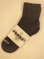 [3 Pack] Bombas Dark Charcoal Solid Pique Quarter Socks