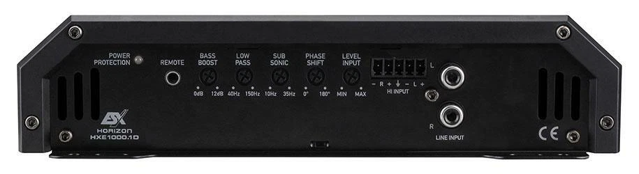 ESX HXE1000.1D 1 Canal Mono Clase D Amplificador Digital para Coche con 1100W - Imagen 3 de 4