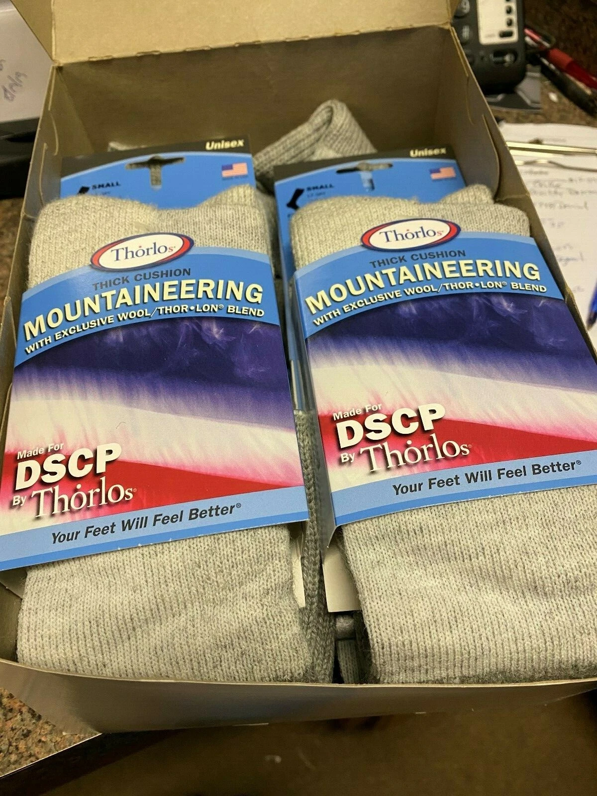 Thorlo's Mountaineering Socks - size Small - 36 pair pack