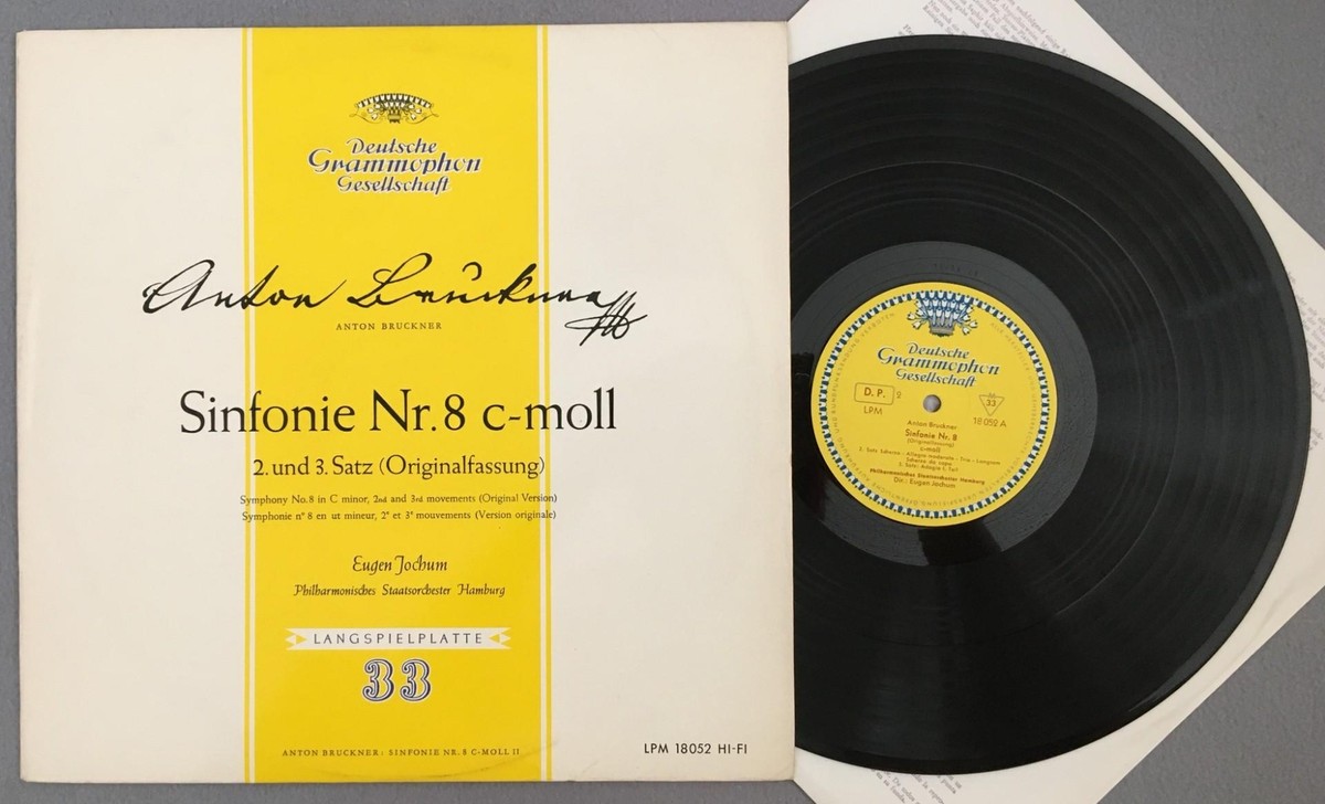Q531 Bruckner Symphony No.8 Jochum DGG LPM 18 052 Tulip | eBay