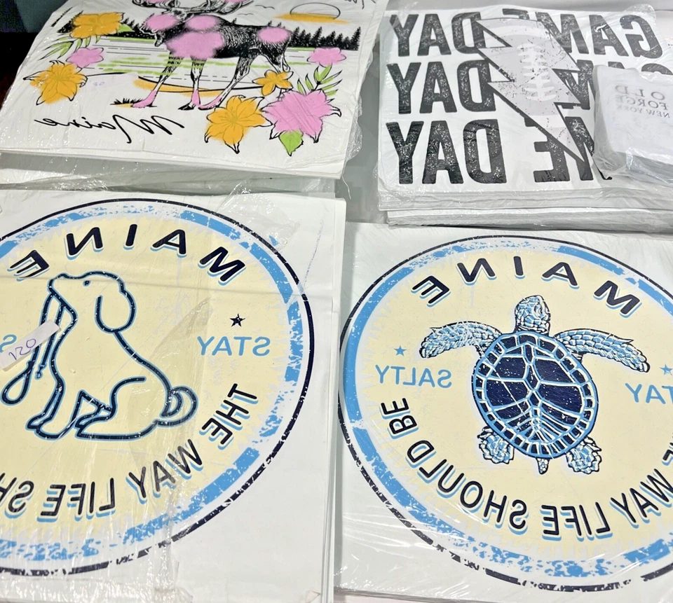 Gran lote mixto de calcomanías de camisa Foto 4 de 4