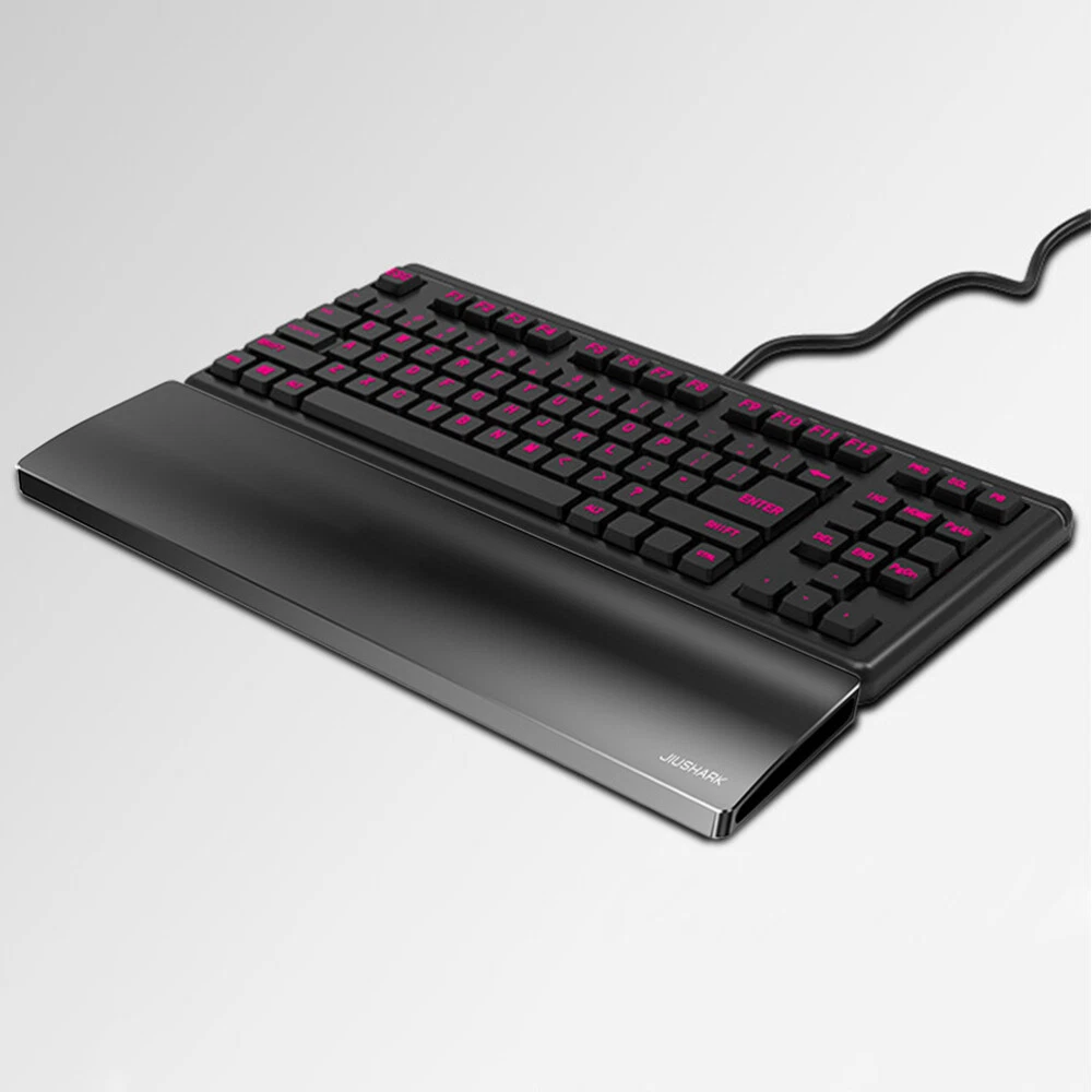 Mechanical Keyboard Wrist Rest Aluminum Alloy Support for 87 Keys