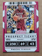 Paskal Siakam 2020-21 Panini Contenders Prospect Ticket #17 Basketball Card
