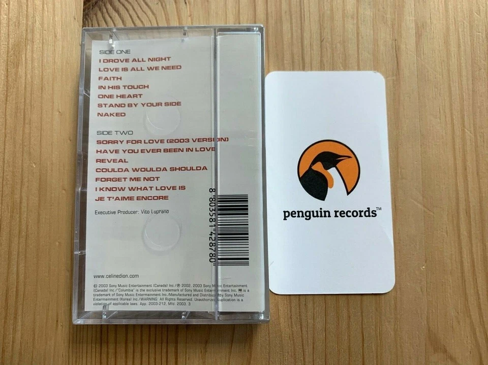 Celine Dion - One Heart CASSETTE TAPE KOREA EDITION SEALED - Image 4 of 4