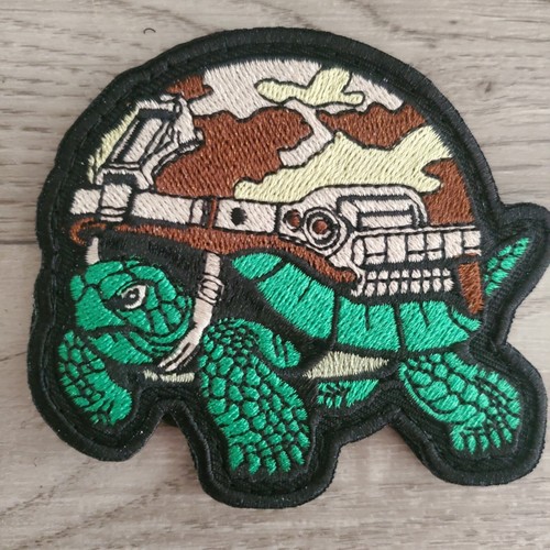 BATTLE TURTLE Sarcastic Funny Tactical Morale Patch Hook and Loop | eBay