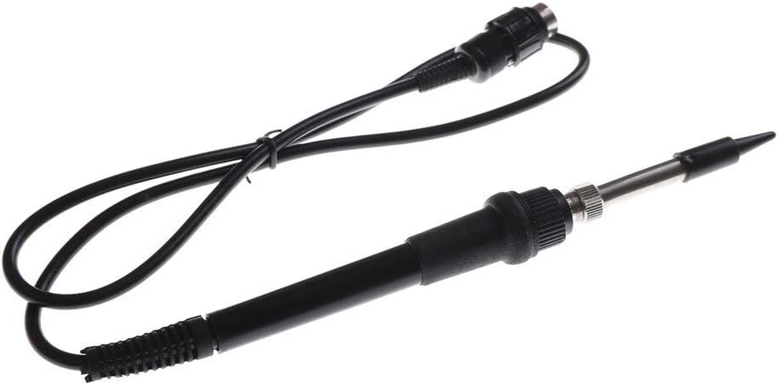 Replacement Soldering Iron Handle For Hakko 907, 936, FX-888 Stations - 5-Pin Connector, Compatible With Fine Tips