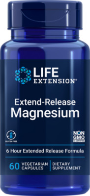 Life Extension Extend-Release Magnesium Supplement 60 Caps.