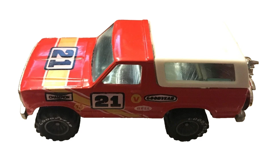 老式 1980 年风火轮 Real Riders Bronco 4 轮马来西亚真固特异轮胎 — 第 3/4 张图片