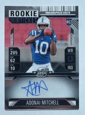 2024 Adonai Mitchell Contenders Optic Rookie Ticket Auto Variation #108 Colts RC