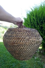 Alter schöner Bienenkorb Geflecht Bannkorb Imker Österreich Alpenländisch
