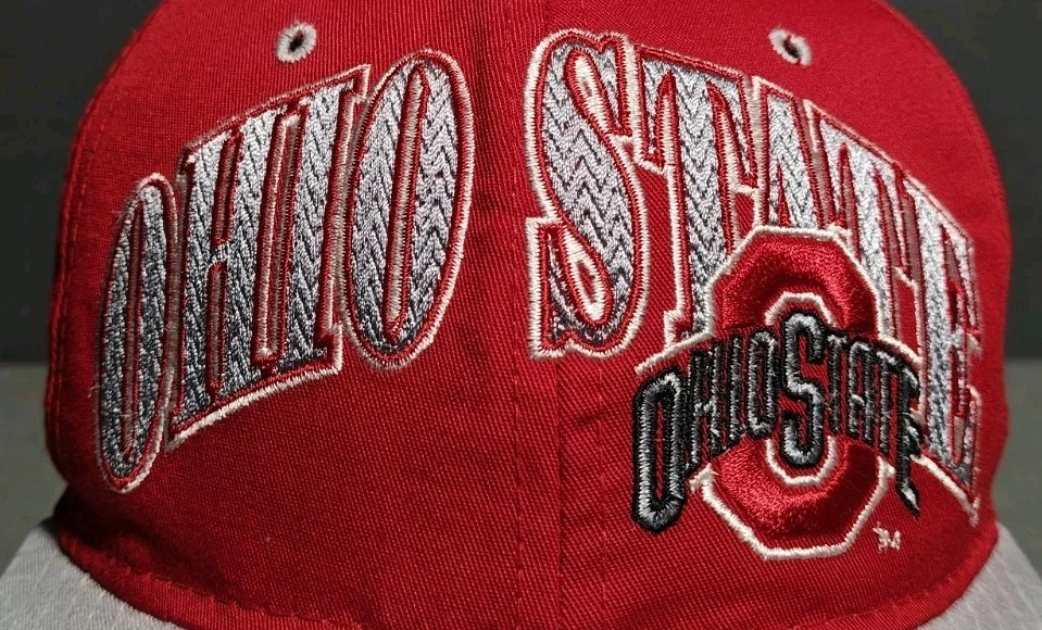 复古 初学者 俄亥俄州七叶树 平沿帽 右帽 90 年代 罕见 — 第 3/4 张图片