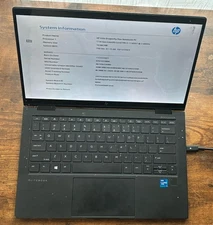 HP Elite Dragonfly Max 13.3" Touch Core i7-1185G7 16GB RAM No SSD READ!