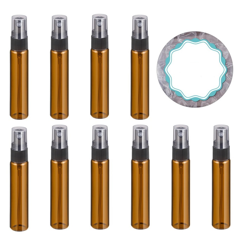 100 Stück Leere 1ml Parfümfläschchen Aus Glas – Nachfüllbare Probeflaschen Für Duftöle Und Aromatherapie