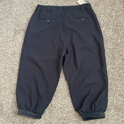 Golfknickers.com Pants Mens 38 Black Knickers Capri Golf Elastic