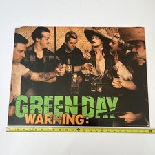Vintage OG RARE GREEN DAY Warning promo poster 18x24 2000 Y2K Punk!