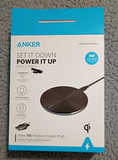 Anker Qi 5W Wireless Charging Pad Black Matte...